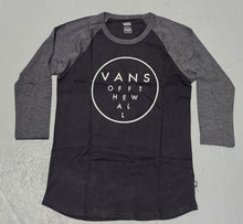 Cargar imagen en el visor de la galería, Playera dama VANS manga 3/4 #100-D
