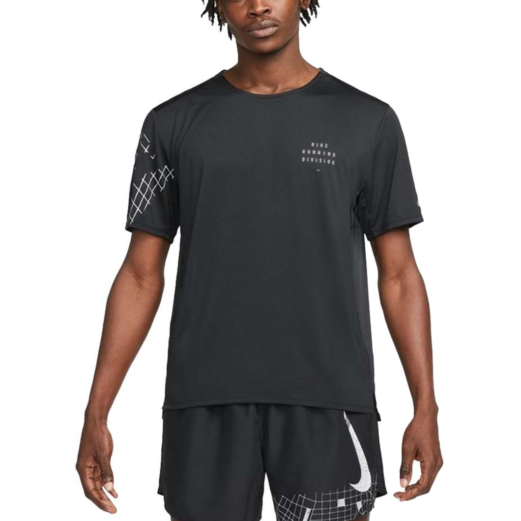 Playera Nike Dri-FIT Run p/caballero (DQ6545-010-BKL)